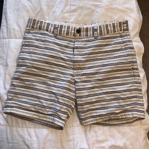 CLUB MONACO MEN’S STRIPED SHORTS